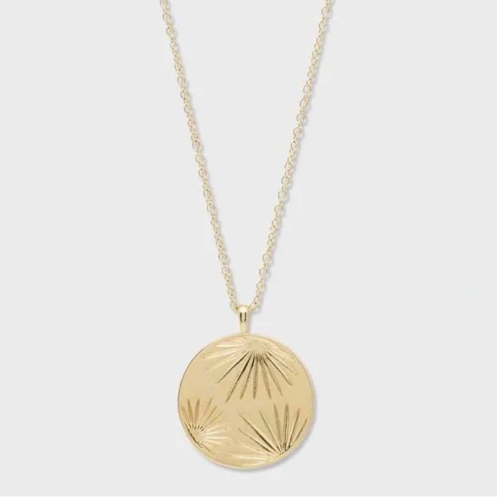 ➖GORJANA➖ 18k Gold Azul Coin Necklace